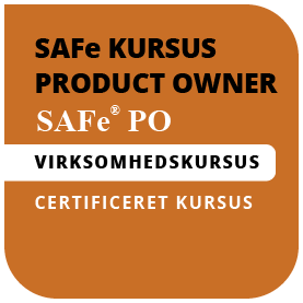 Safe Kursus Product Owner 2 dage badge