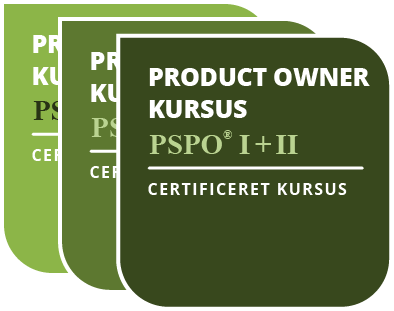 Product Owner I+II kursus badge