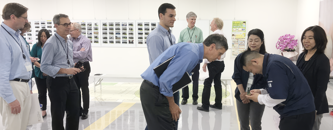 Lean cermoni i Japan, hvor Compass Academy deltog