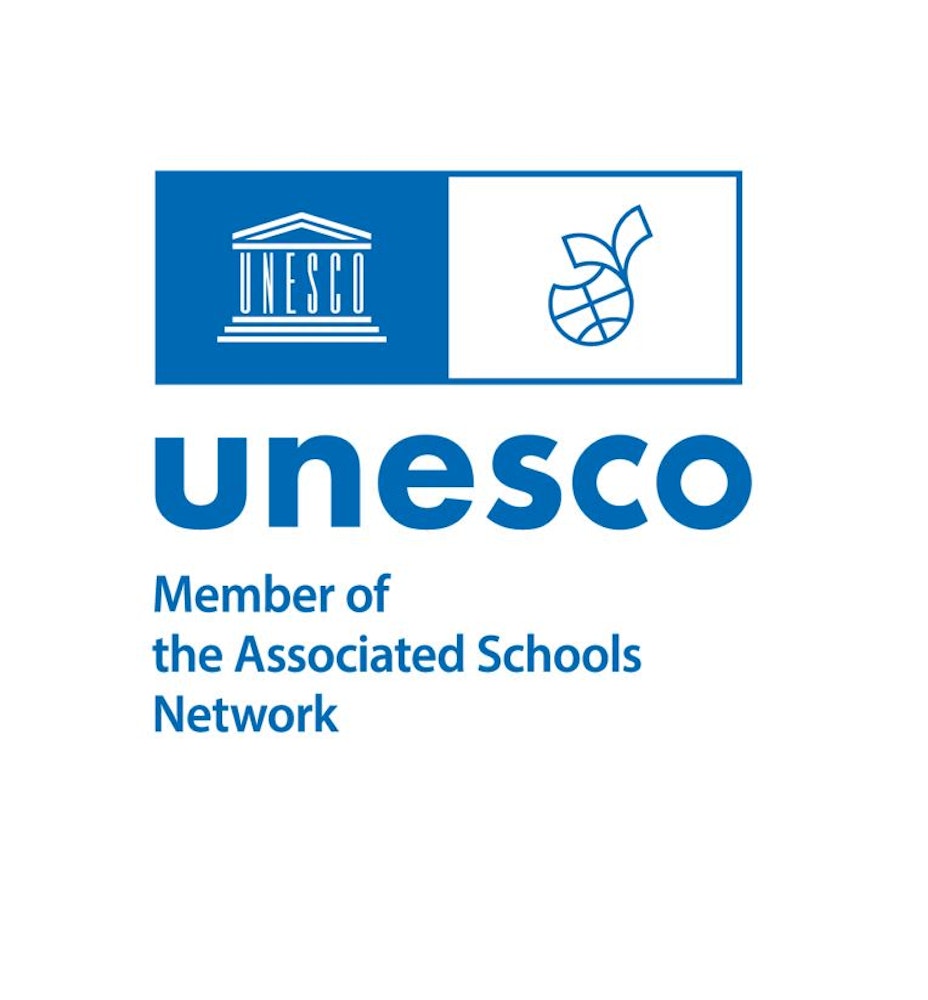 UNESCO-logo med teksten Member of the Associated Schools Network