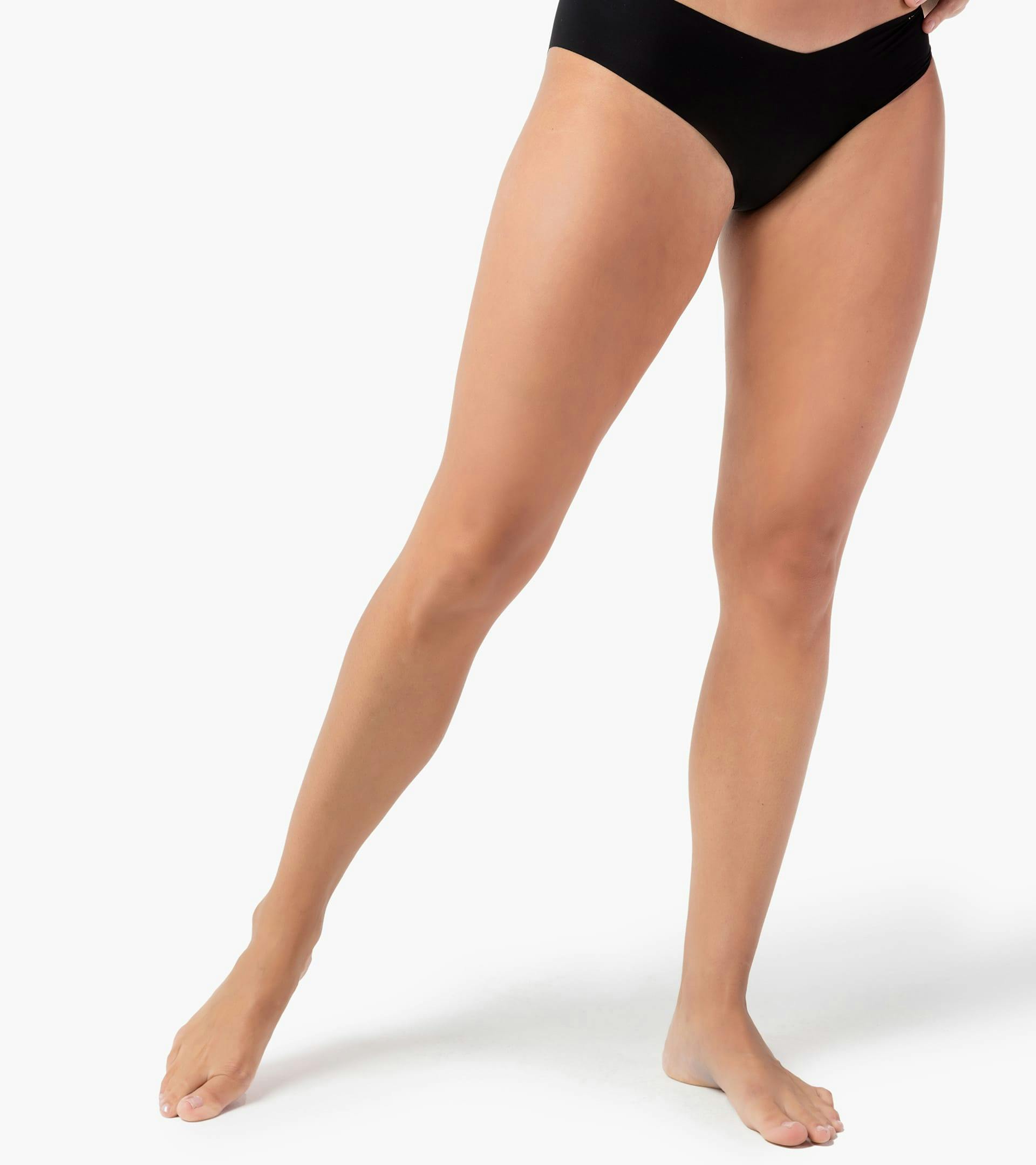 Photo of a woman's legs.