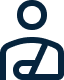 Graphic of a man in a sling