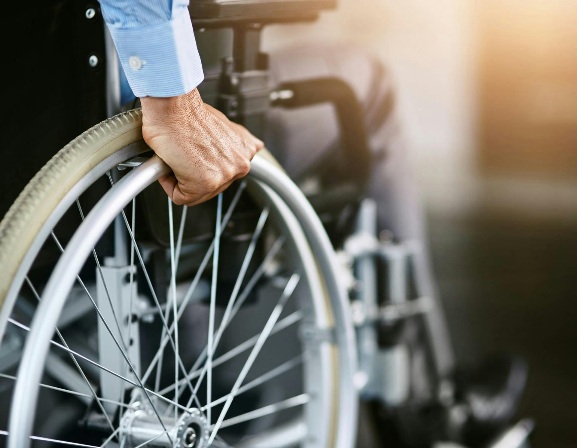 Person in wheelchair