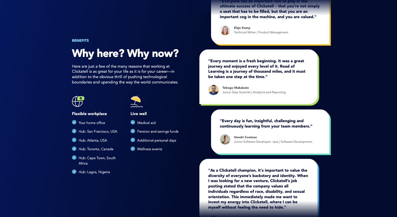 Testimonial Carousel Screenshot