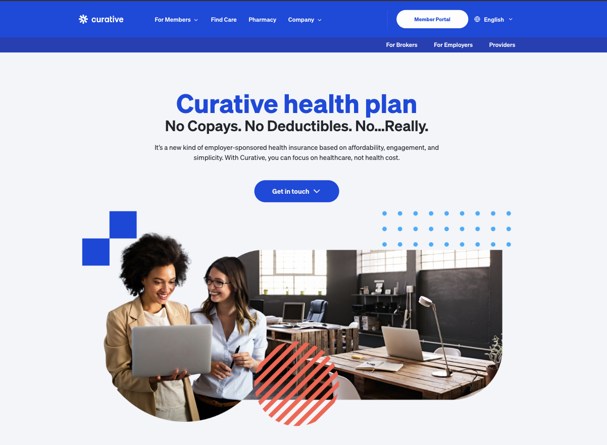 Curative Homepage Hero