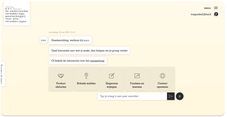 ASR chatbot