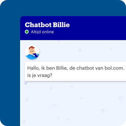 Chatbot Billie van bol.com