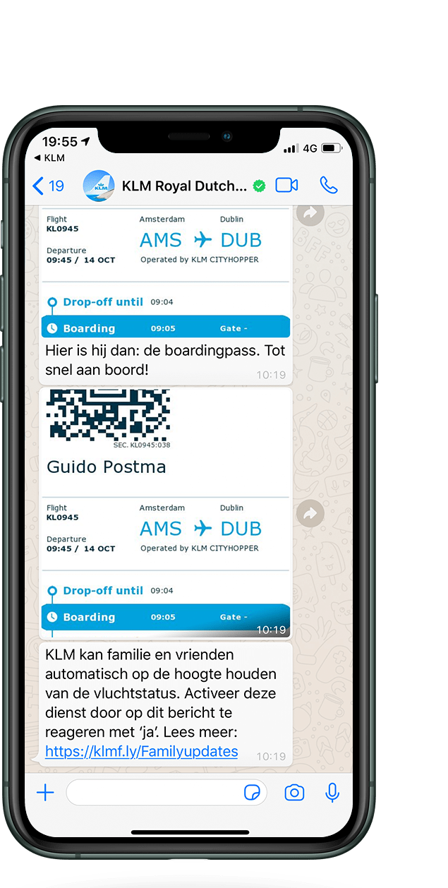 Chatbot KLM