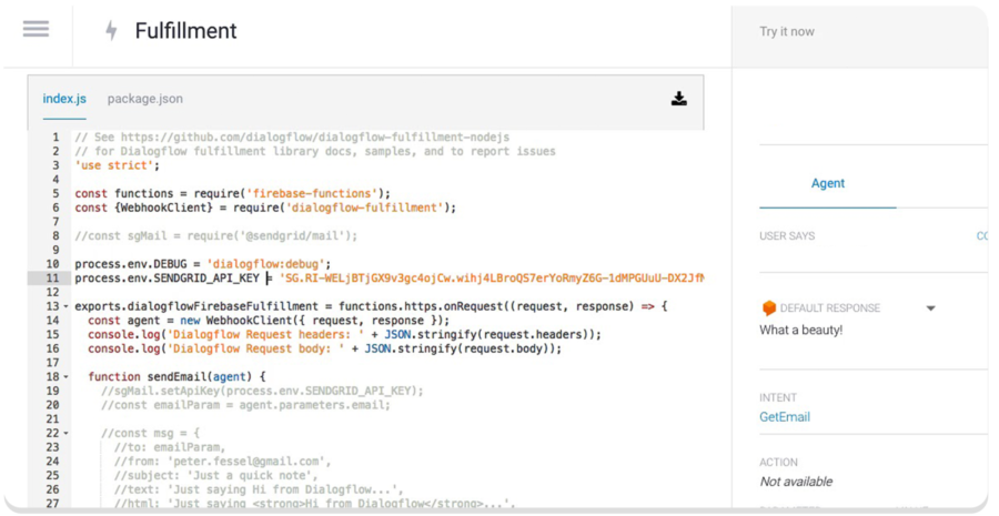 Chatbots bouwen met code