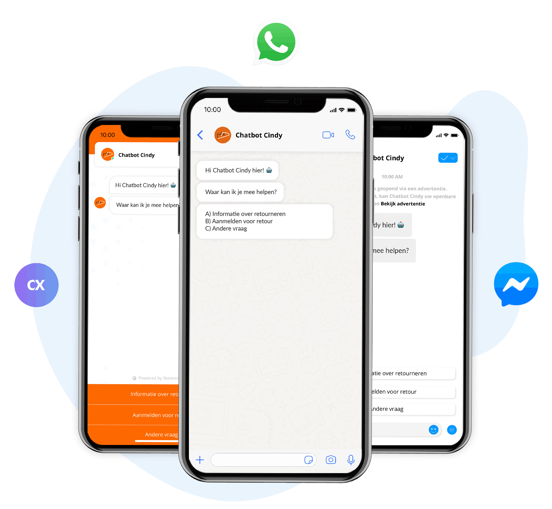 Channels voor chatbot