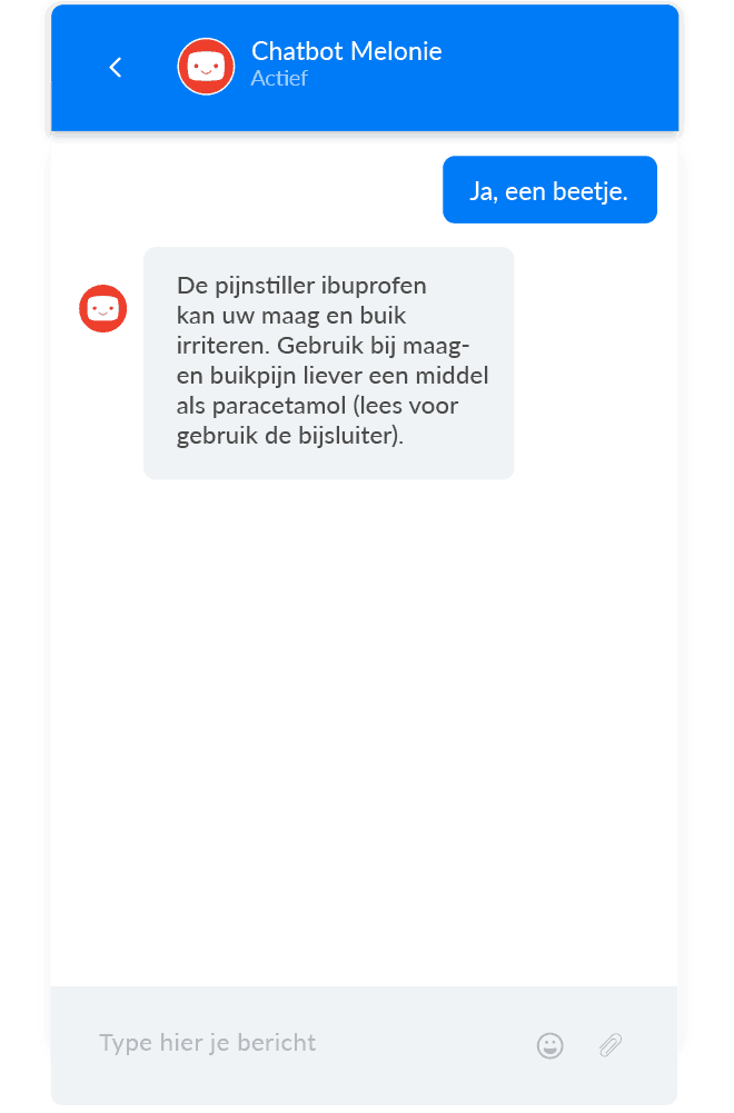 Medische chatbot gesprek 4