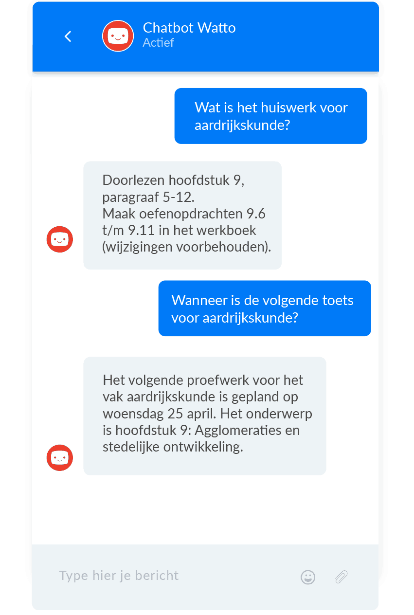 Chatbot voor school 2