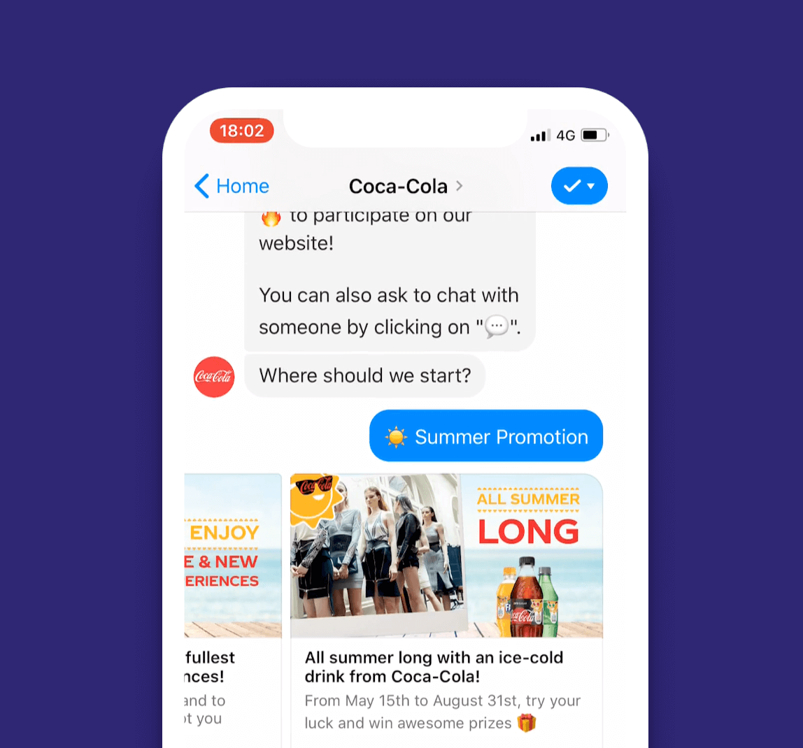 Itsalive Facebook Chatbot Example