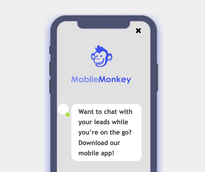 MobileMonkey Facebook chatbot for WordPress