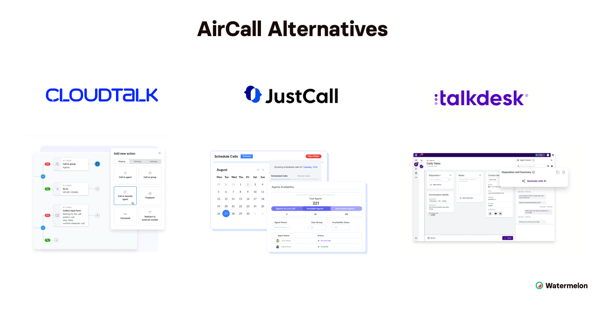 Aircall Top 3 Alternatives - Phone calls automation