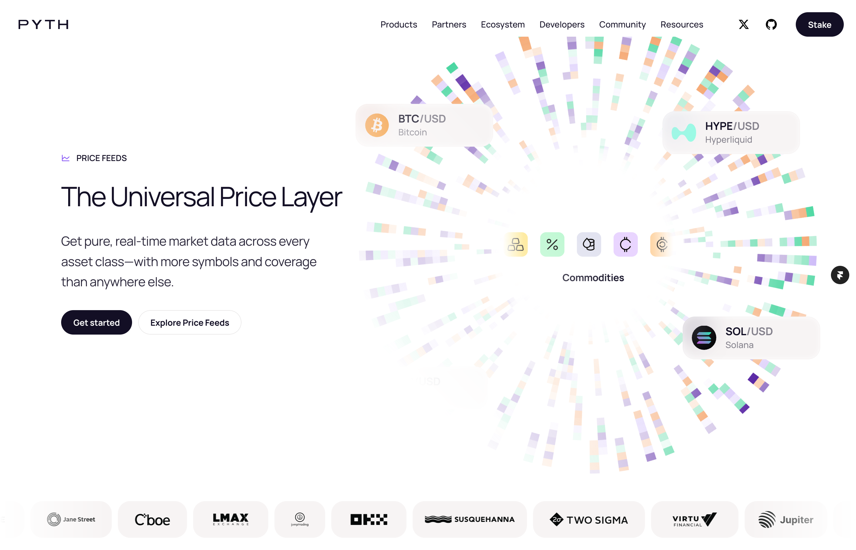 Brand repositioning and new website for Pyth Network